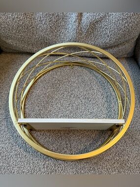 Gold & White Decorative Shelf